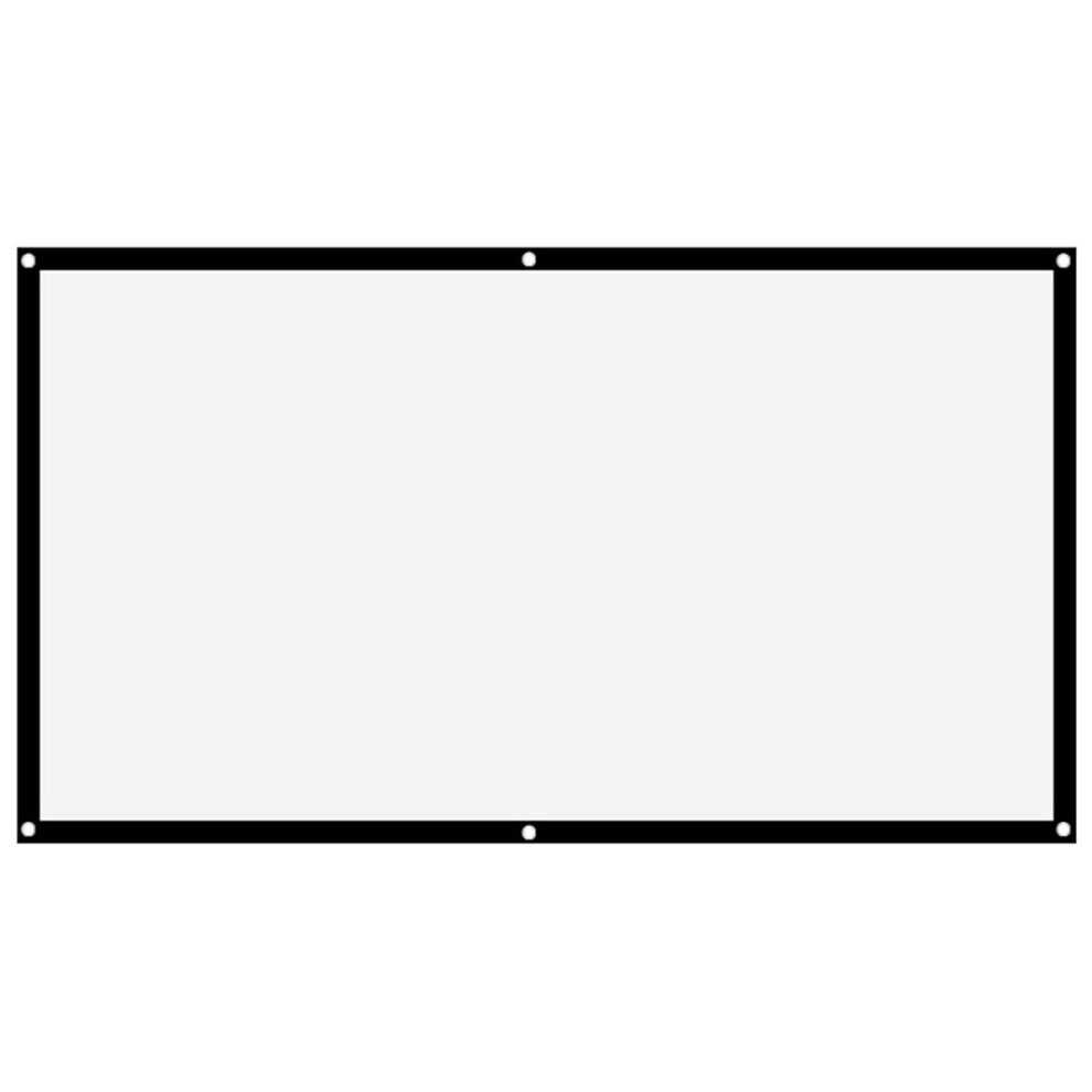Portable Video Screen Compact Size Hd Projector Screen Anti Crease For Indoor Outdoor Projection Widescreen Foldable High Definition Projector Screen 9416038786143