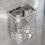 Glaciers Pattern Wall Mounted Storage Box Space Saving-Clear 5