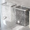 Glaciers Pattern Wall Mounted Storage Box Space Saving-Clear 6