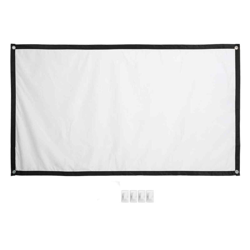 Hd Projector Screen, Clear Picture Lightweight Portable For Outdoor Cinema And Indoor Theater 9416038747403