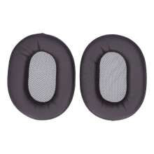 Andningsbara öronkuddar för Sony MDR-headset, enkla att installera utbyteskuddar med mjuk svamp och proteinläder, kompatibla med Sony MDR-V6MD