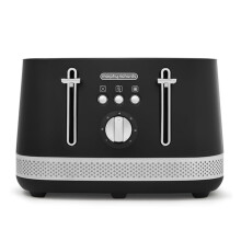 Morphy Richards Illumination 4 Slice Toaster, 7 Toast Settings, Browning Controls, Variable Width Slots, Auto Pop-up, Removeable Crumb Tray, Cord