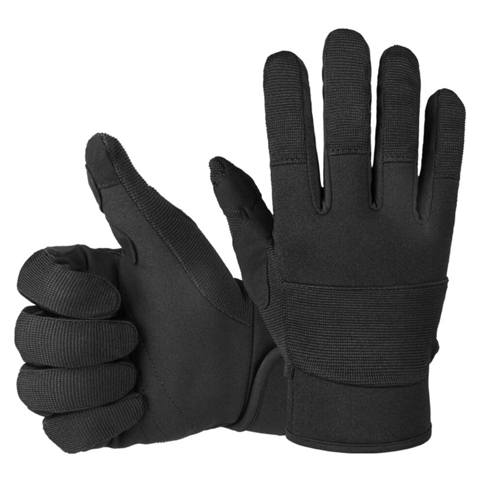 Work Gloves With Impact Protection, Medium Mechanic Gloves, Abrasion Resistant, Vibration Reduction, Touch Screen Compatible 9365049278676