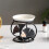 Metal Oil Burners Black Ceramics Aromas Diffusers for Home Use 6
