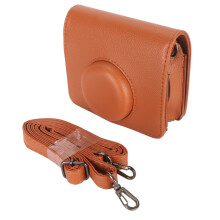 Custodia per fotocamera con interno in morbida microfibra, cover in pelle PU con sistema di fissaggio a scatto, impermeabile e antipolvere, design