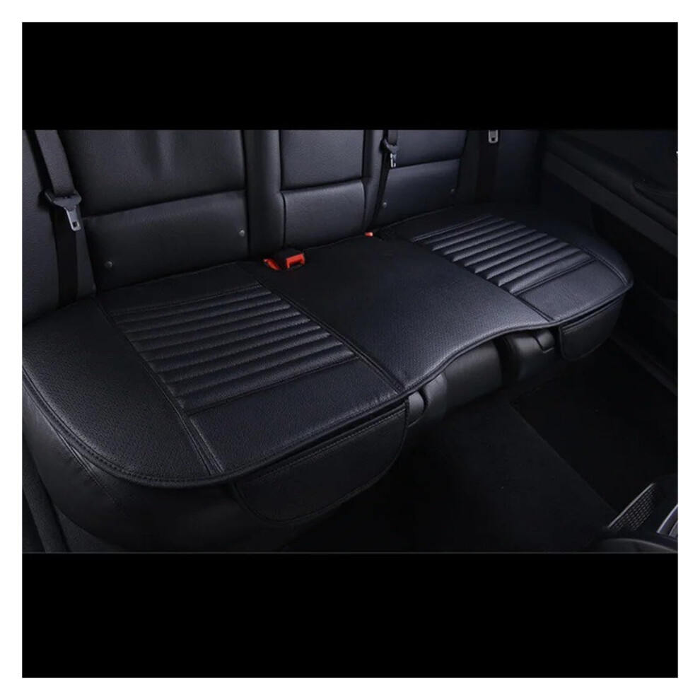Universal Pu Leather Car Seat Cover Waterproof Antislip Breathable Rear Cushion Protector Black 9365049279390