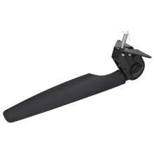 Timón de kayak plegable con control de pie, sistema de dirección de material resistente para canoas y embarcaciones de pesca, asiento con soporte