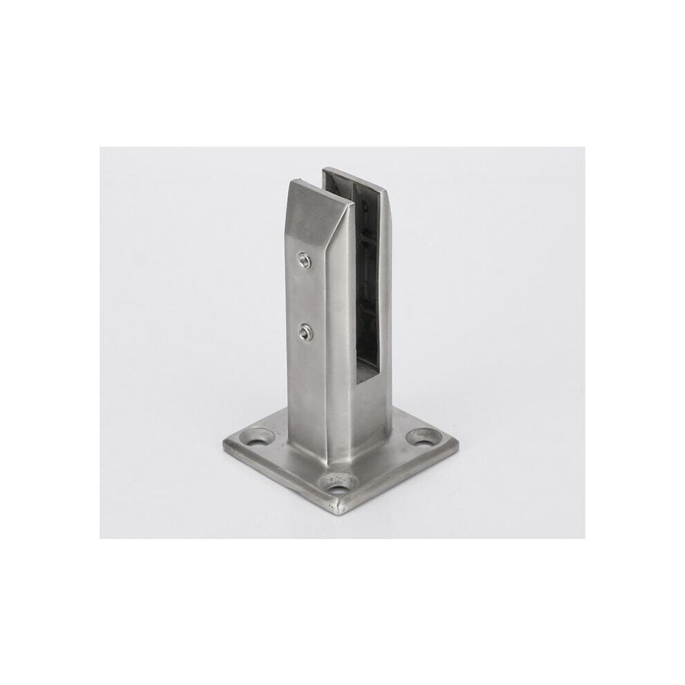 Mirror Finished Stainless Steel Glass Clamp For Swimming Pool Fence, Elegant Appearance For Garden Balcony Fencing Clamp, Round Spigot Balustrade Post 9198585130319
