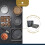 MasterClass Smart Space Non Stick Bakeware/Baking Set, Carbon steel, Grey, 7 Pieces 4