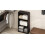 Furinno Basic 3-Tier Bookcase Storage Shelves, Dark Walnut 3