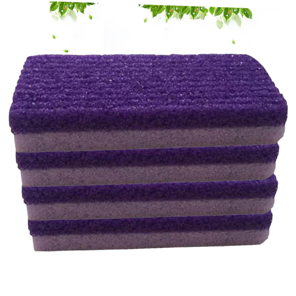 4pcs Foot File Callus Remover Pumice Stone for Cracked Heels Pedicure Scrubber Smooth Skin