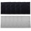 Pano de limpeza de microfibra para lentes, óculos, telas e tablets, pacote com 10 unidades, 14,5 x 17,5 cm (5,7 x 6,8 polegadas), preto/cinza 1