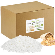 TRINIDa Soy Wax for Candle Making, 5KG SoyPRO Candle Wax Pellets, 100% Soy Wax Supplies of Candle Making for Adults and Beginners, Premium Pure