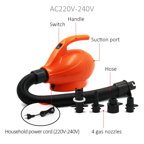 Ηλεκτρική αντλία αέρα φουσκωτού 1600L/min, συμπαγής στιβαρός σχεδιασμός που 2