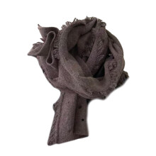 Hiver doux tricoté cou enveloppement doux chaud écharpe cou-Café