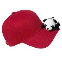 Casquettes de Baseball de poupées Panda populaires-Bourgogne