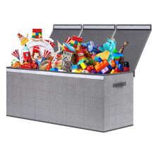 ELUCHANG Toy Storage Box, 147L Large Foldable Kids Toy Chests & Boxes for Boys Girls,Toy Storage Organiser with Flip-top Lid, Childrens Storage Box