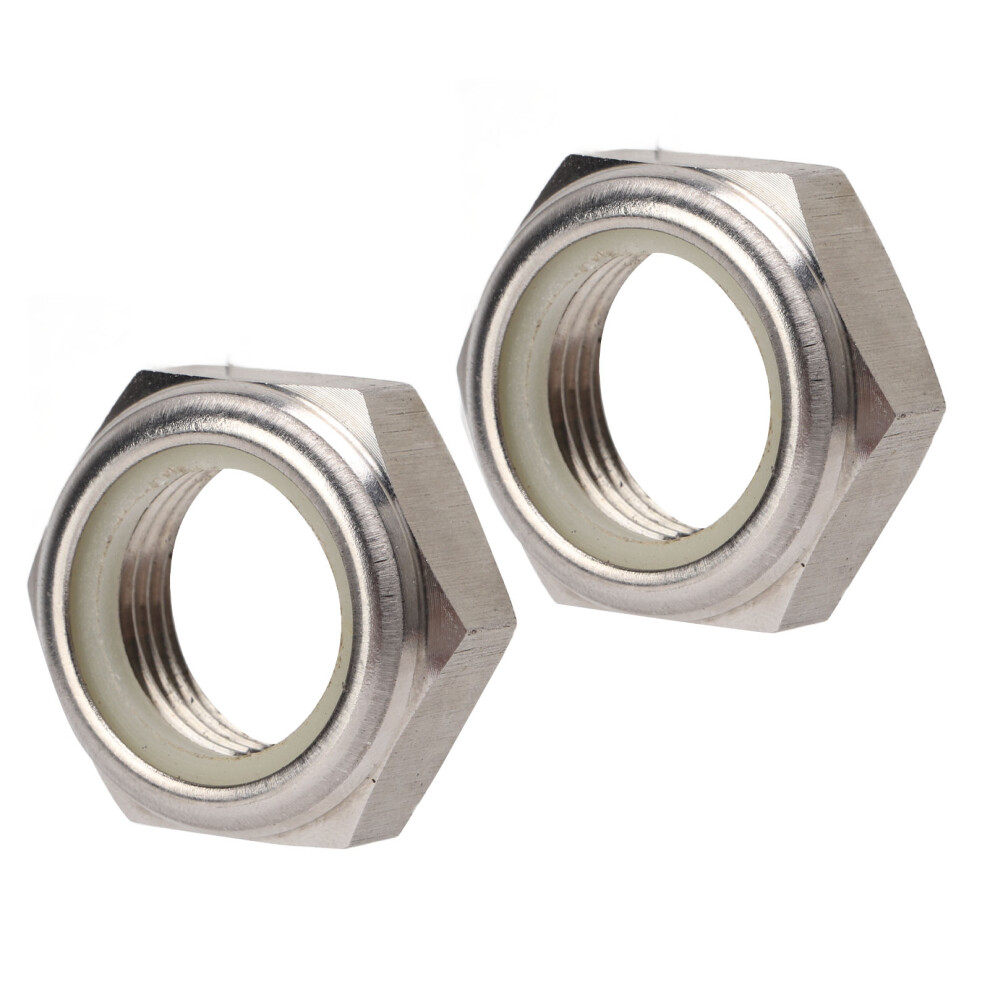 Corrosion Resistant Hex Lock Nuts Stainless Steel Self Locking Nut Pipe Fitting Female Thread High Quality Metric Thread For Indoor Outdoor Use Rust R 9139052291249