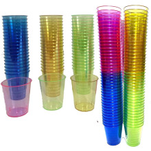 1600 Plastic Shot Glasses, NEON 30ml - Shot Cups| Shots Vodka Jelly Sample Tasting Desserts, Weddings Birthdays Parties Christmas, Stag, Hen, Reusable