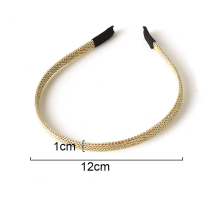 Bandeau à strass adaptable, or scintillant pour femmes et filles, design tendance avec des matériaux de haute qualité, bandeau perlé de style