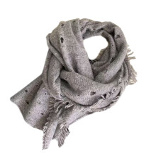 Hiver femmes dame en détresse écharpe doux cou écharpe-Gris
