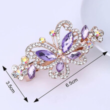 Elegantes Haaraccessoire-Set, hitzebeständiger Legierungsverschluss für sicheren Halt, einfache und schnelle Anwendung für Tag und Nacht, verziert