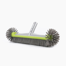 Cepillo profesional para limpieza de piscinas, limpieza rápida de piscinas, estructura de aluminio resistente, compatible con la mayoría de los