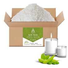 100% Pure Soy Wax 5KG Natural SOYA Container Wax Flakes for Candle Making, Wax Melts ? Biodegradable, eco-Friendly Wax