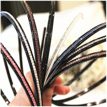 Diademas elegantes y modernas, diadema elegante con diamantes de imitación de cristal para mujeres y niñas, elegante y cómoda para bodas y fiestas.