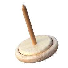 Rotating Wood Yarn Holder for Knitting and-Large single axle
