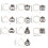 Cookie Molds Baking Tool Plastic Texture Suitable for-kitten 4