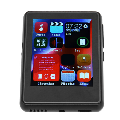 Mp3 Player με οθόνη αφής, ενισχυμένο με ήχο HiFi και Bluetooth, που προσφέρει επέκταση μνήμης, 1
