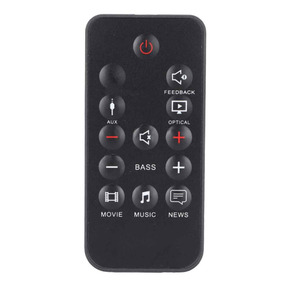 Soundbar Remote Control, High-Quality & Comfortable Alternative For Your Home Cinema Soundbar, No Programming Required, Universal Compatibility, S 9416038835926