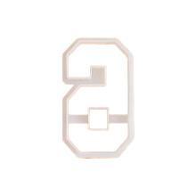 Create Number Cookie with Plastic Molds-Common to numbers 6