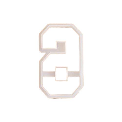 Create Number Cookie with Plastic Molds-Common to numbers 6