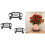Plant Pots Stand with Locking Wheels for Secure Positioning-S 4