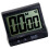 Countdowns Clock Kitchen Timer With Magnetic Back And-Black 1