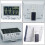 Countdowns Clock Kitchen Timer With Magnetic Back And-Black 7