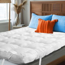 SleepCare Thick Mattress Topper Single Bed, Premium Quality Breathable Single Mattress Topper, Quilted and Fluffy Single Bed Mattress Topper with