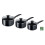 Tefal Tefal Cookware Set, Saucepans, Induction, Black, 3 Pc Set 1
