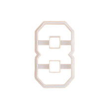 Plastic Number Cookie Molds Biscuit Molds Baking-Number 8