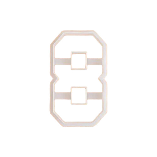 Plastic Number Cookie Molds Biscuit Molds Baking-Number 8