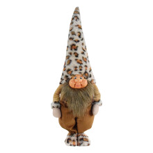Unique Home Decorative Plush Dwarf Gnomes-leopard print stance