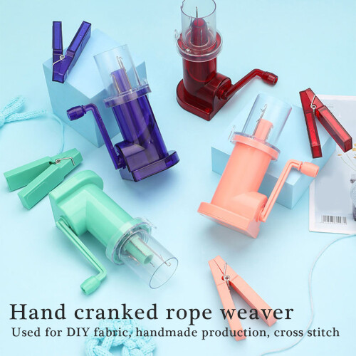 Hand Operated Knitting Machine Hand Coil Knitting Machine-Green 1