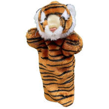 Tiger Hand Puppets for Kids, Stage Performance Toy Show Gift