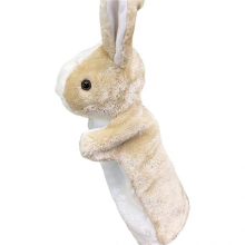 Brown Rabbit Hand Puppets for Boys and Girls Stage Performance Toy Show
