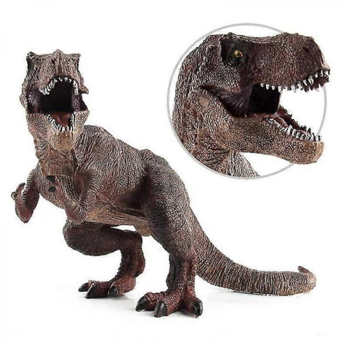 T-Rex Giocattolo Grande Dinosauro Marrone per Bambini