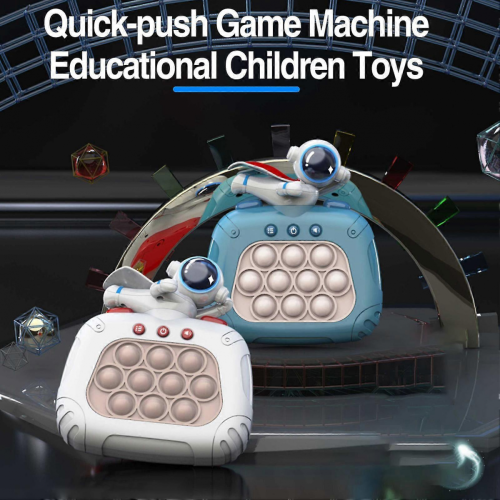 Pink Handheld Whack-a-mole Game Machine, Fun Educational Decompression Toy for Kids 2