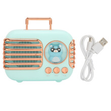 Retro Bluetooth-högtalare, vintageradio: Fördjupa dig i kristallklart ljud med full basstereo för oförglömliga upplevelser (bärbar storlek),
