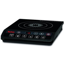Tefal Everyday Portable Electric Induction Hob, 2 hours timer, 6 functions, 9 power level, 2100W, Kitchen, Student, Cooking, Caravan, Party, Black,